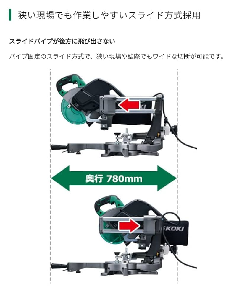 Amazon | HiKOKI(ハイコーキ) AC100V 卓上スライド丸のこ C7RSHD